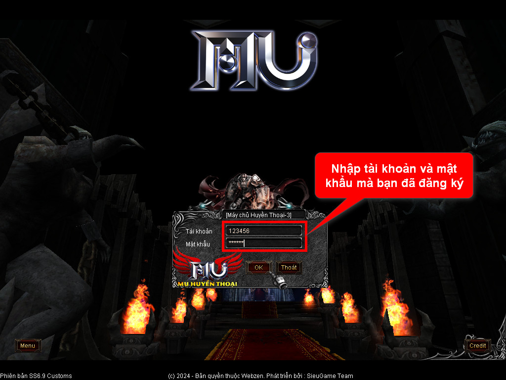 Chức năng chính của Game MU Thần Thoại